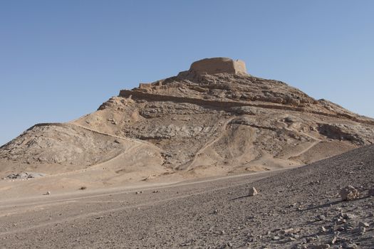 Tower of Silence close to Yazd, Iran, Asia