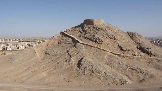 Tower of Silence close to Yazd, Iran, Asia