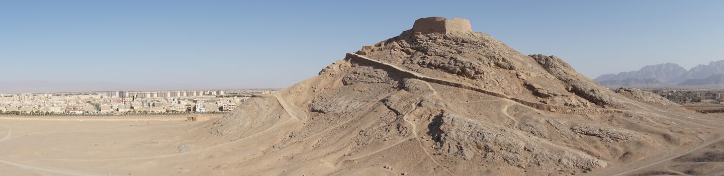 Tower of Silence close to Yazd, Iran, Asia