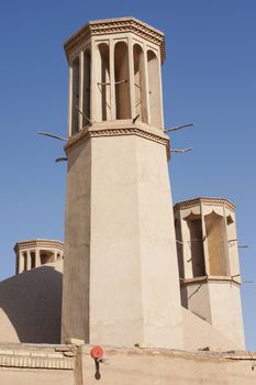 Wind Tower, Yazd, Iran, Asia