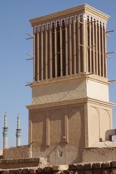 Wind Tower, Yazd, Iran, Asia