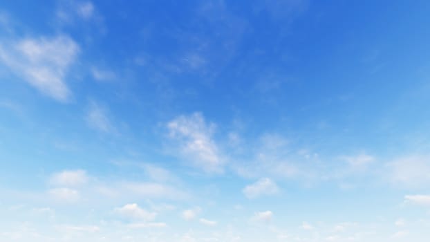 Cloudy blue sky abstract background, blue sky background with tiny clouds, 3d rendering

