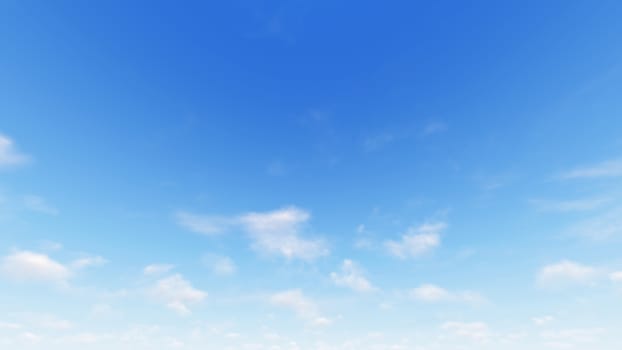 Cloudy blue sky abstract background, blue sky background with tiny clouds, 3d rendering

