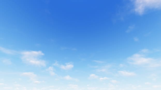 Cloudy blue sky abstract background, blue sky background with tiny clouds, 3d rendering

