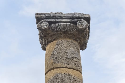 Ruins of a Roman city, column