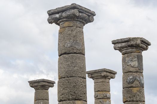 Ruins of a Roman city, columns