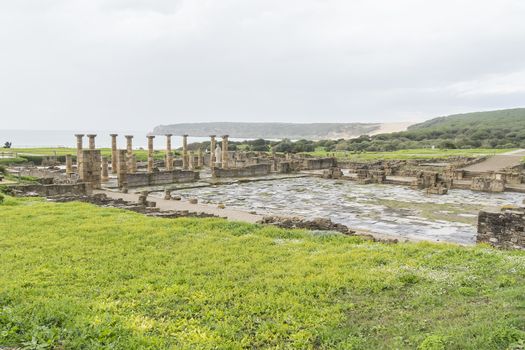 Ruins of a Roman city, Bolonia, Cadiz, Spain