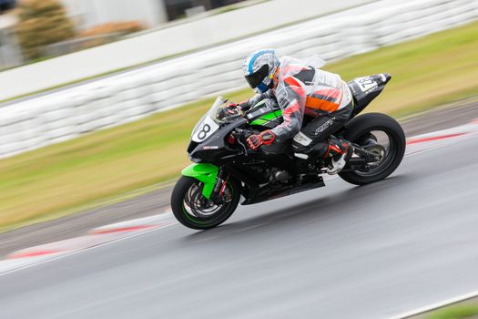 MELBOURNE/AUSTRALIA - OCTOBER 1, 2016: Livson TBR Racing's Nathan Spiteri (78) during qualifying for Australian Superbiike Championshihp Round 6 at Winton Raceway, October 1, 2016.