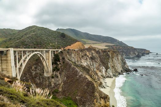 The Pacific Coast Highway (State Route 1) is a major north-south state highway that runs along most of the Pacific coastline of the U.S. state of California.