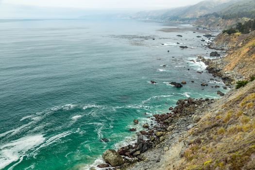 The Pacific Coast Highway (State Route 1) is a major north-south state highway that runs along most of the Pacific coastline of the U.S. state of California.