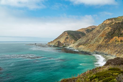 The Pacific Coast Highway (State Route 1) is a major north-south state highway that runs along most of the Pacific coastline of the U.S. state of California.