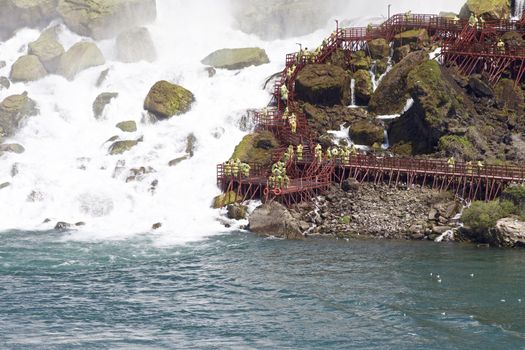 Beautiful photo of the amazing Niagara waterfall US side