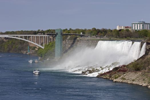 Beautiful photo of the amazing Niagara waterfall US side