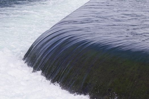 Beautiful photo of the small waterfalls close to the amazing Niagara falls