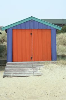 Colorful Beach Huts at Brighton Beach Near Melbourne, Australia