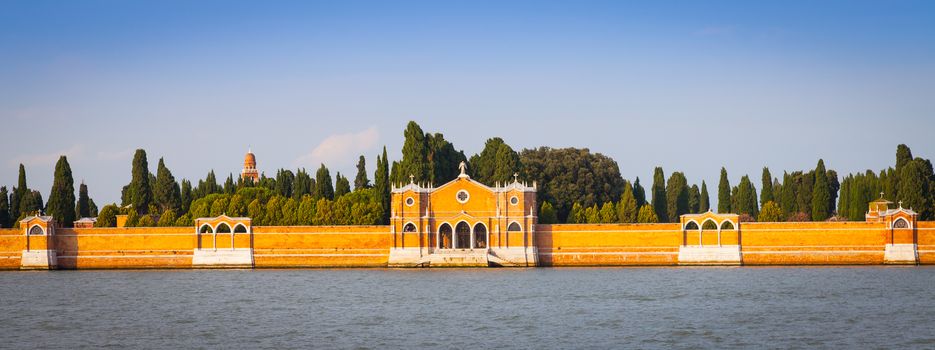 The most beautiful cemetery of the world, on San Michele isle in front of Venice