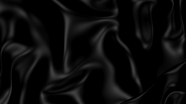 3D Illustration Abstract Black Background with Glare