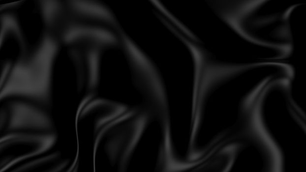 3D Illustration Abstract Black Background with Glare