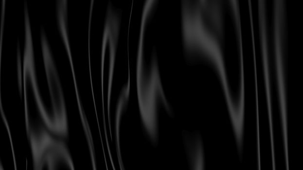 3D Illustration Abstract Black Background with Glare