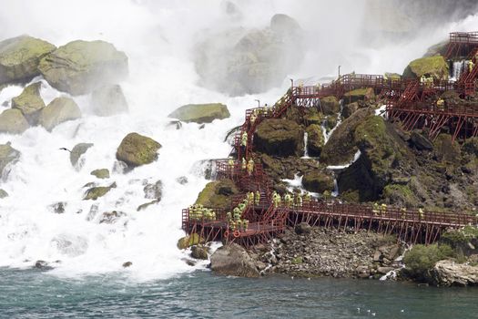 Beautiful photo of the amazing Niagara waterfall US side