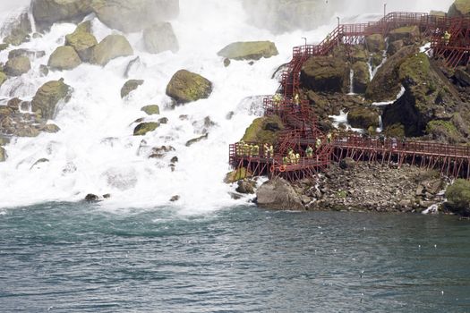 Beautiful photo of the amazing Niagara waterfall US side