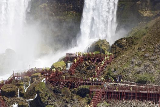 Beautiful photo of the amazing Niagara waterfall US side