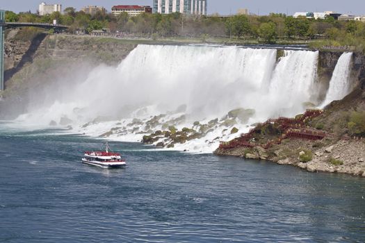 Beautiful photo of the amazing Niagara waterfall US side