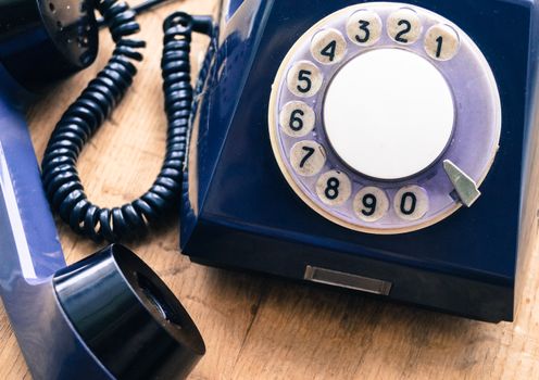 the old disk phone a means of communication of the past