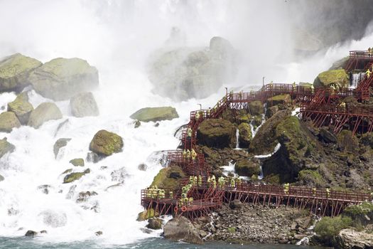 Beautiful photo of the amazing Niagara waterfall US side