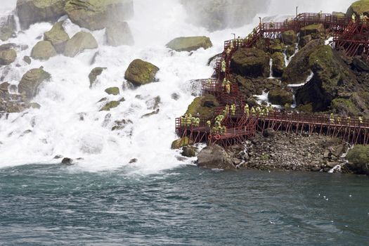 Beautiful photo of the amazing Niagara waterfall US side