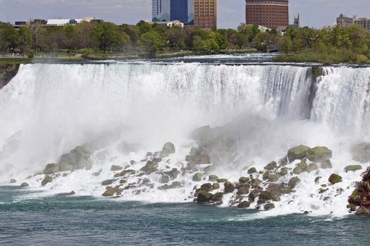 Beautiful photo of the amazing Niagara waterfall US side