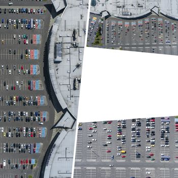 Parking lot viewed from above (my photos)