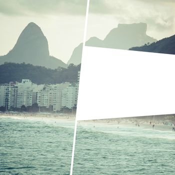 Collage of Rio de Janeiro (Brazil) images - travel background (my photos)