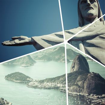 Collage of Rio de Janeiro (Brazil) images - travel background (my photos)