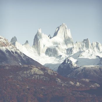 Autumn in Fitz Roy Moutain, Patagonia, El Chalten - Argentina