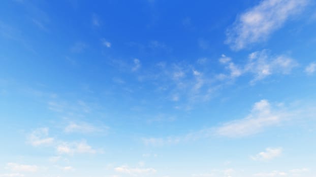 Cloudy blue sky abstract background, blue sky background with tiny clouds, 3d rendering

