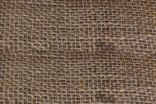 Brown sackcloth, jute canvas as background image