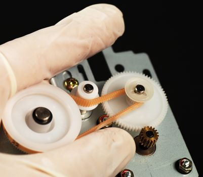 Stock pictures of several gears used for movement mechanisms