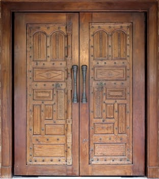 Indian wooden door