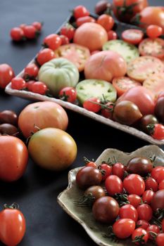 Collect of tomatoes, a popular and cheap food with many uses as antioxidants, skin care, anticancer, good for alzheimer people, this vegetable rich vitamin a, vitamin c, fiber, carotenoids, lycopene