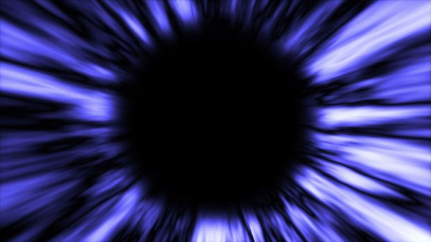 Abstract background with black hole. Space backdrop. 3D rendering