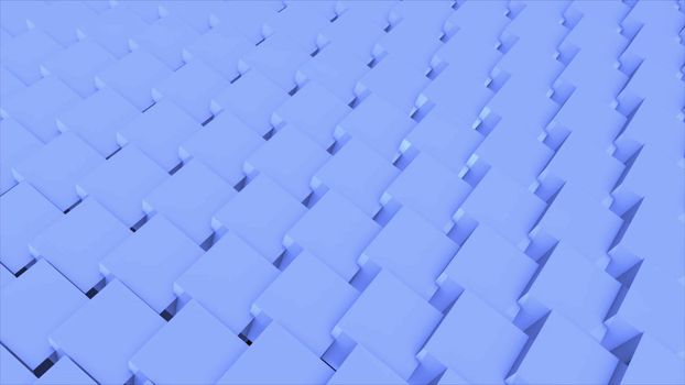 Abstract background with cubes. 3D rendering technology backdrop