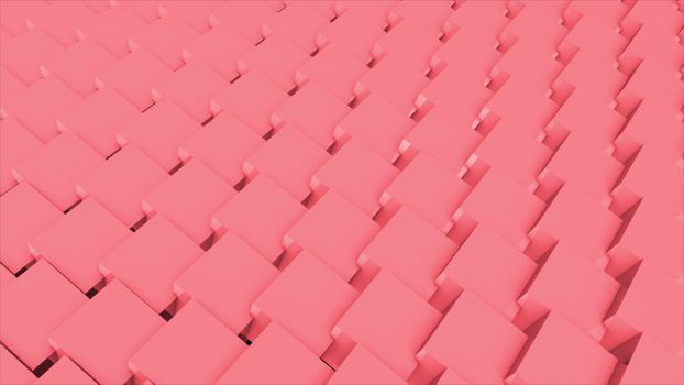 Abstract background with cubes. 3D rendering technology backdrop