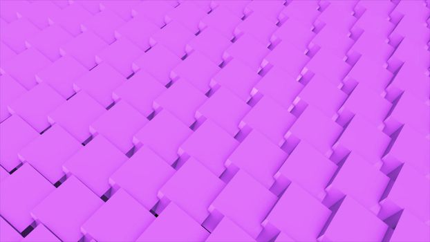 Abstract background with cubes. 3D rendering technology backdrop