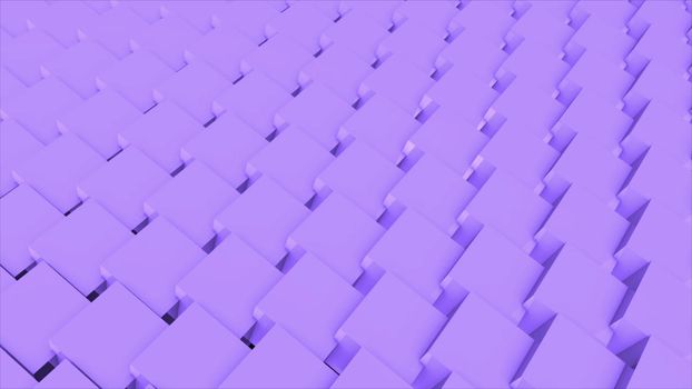 Abstract background with cubes. 3D rendering technology backdrop