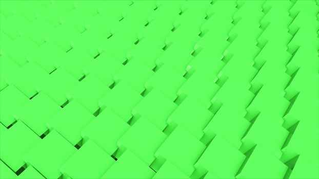 Abstract background with cubes. 3D rendering technology backdrop