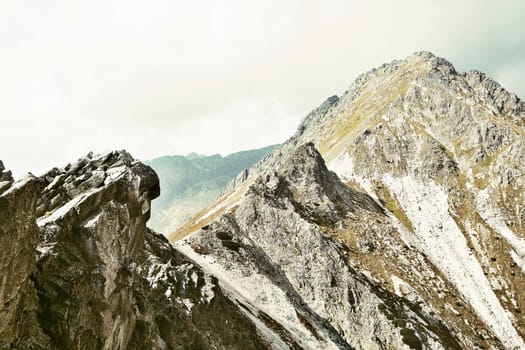 High Tatra mountains peak.