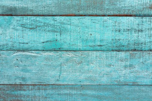 Blue wooden background. Texture background for design. Front view with copy space.
