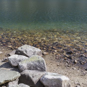 Summer in 5 lakes valley in High Tatra Mountains

