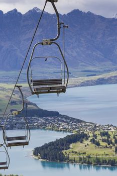 Cablecar View of Queenstown and Lake Wakatipu